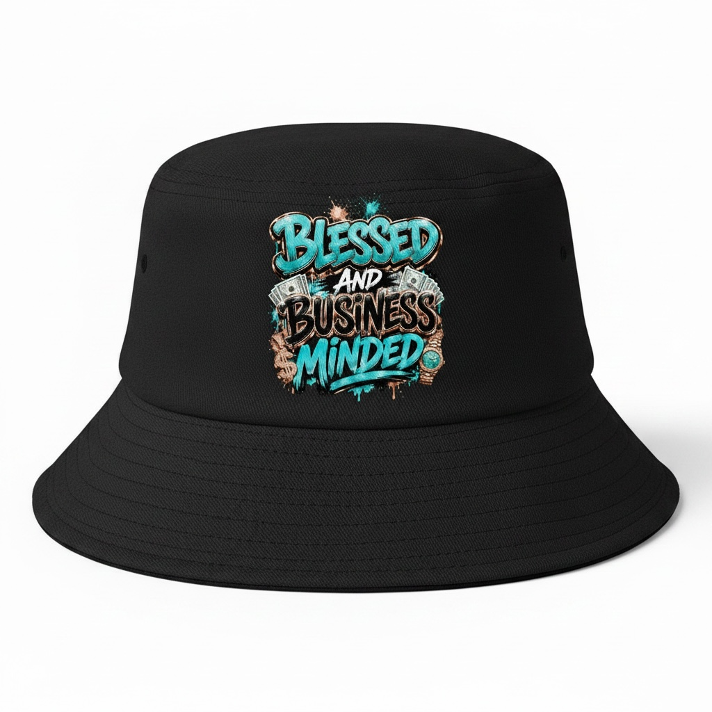 Blessed And Business Minded Bucket Hat